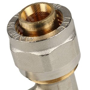 Тройник-переходник с внутренней резьбой 1/2'х20 для металлопластиковых труб винтовой - фото 6