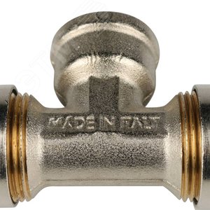 Тройник-переходник с внутренней резьбой 1/2'х20 для металлопластиковых труб винтовой - фото 7