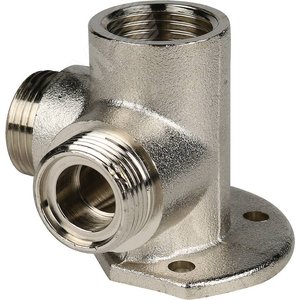 Тройник настенный с креплением 1/2'x16x16 для металлопластиковых труб винтовой - фото 5