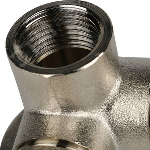 Тройник настенный с креплением 1/2'x16x16 для металлопластиковых труб винтовой - фото 6