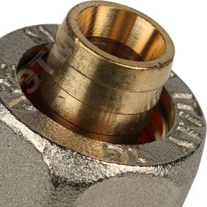 Тройник настенный с креплением 1/2'x16x16 для металлопластиковых труб винтовой - фото 8