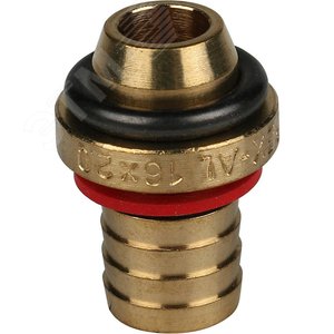 Тройник настенный с креплением 1/2'x16x16 для металлопластиковых труб винтовой - фото 9