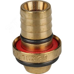 Тройник настенный с креплением 1/2'x16x16 для металлопластиковых труб винтовой - фото 10