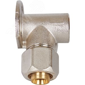 Тройник настенный с креплением 1/2'x20x20 для металлопластиковых труб винтовой - фото 4