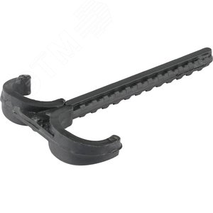 Дюбель-крюк двойной для труб д.32мм, длина 80мм - фото 2