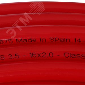 Труба из сшитого полиэтилена PEX-a EVOH 16х2,0 бухта 100м, красная SPX-0002-101620 STOUT - 2