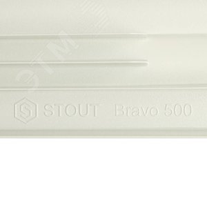 Радиатор алюминиевый секционный 500/80/10 боковое подключение SRA-0110-050010 STOUT - 9