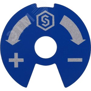 Диск синий-красный для распред/коллекторов - фото 2