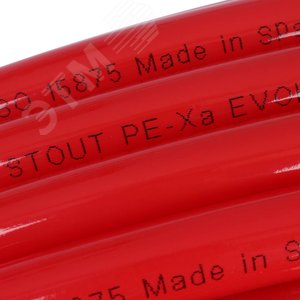 Труба из сшитого полиэтилена PEX-a EVOH 20х2,0 бухта 520м, красная SPX-0002-522020 STOUT - 4