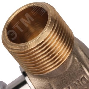 Кран шаровой с накидной гайкой угловой 3/4'X3/4' НР/накидная гайка ручка бабочка - фото 7