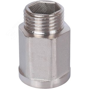 Удлинитель 1/2'x1/2' ВН шестигранный никелированный - фото 2