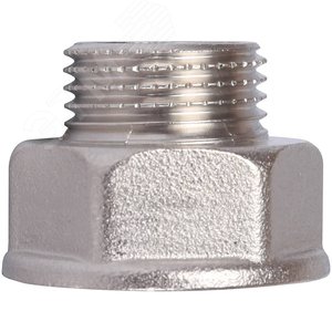 Переход 1/2'x3/4' ВН шестигранный никелированный - фото 5
