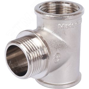 Тройник ВНВ никелированный 1'x1'x1' - фото 2