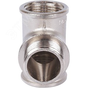 Тройник ВНВ никелированный 1'x1'x1' - фото 4