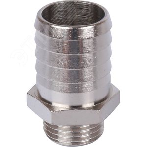 Штуцер НР никелированный 1/2'x25 - фото 2