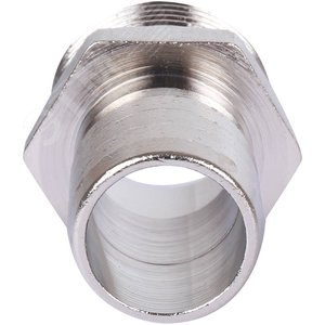 Штуцер НР никелированный 1'x25 - фото 7