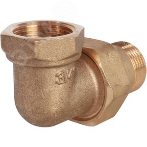 Соединение разъемное угловое 'американка' ВН, уплотнение под гайкой o-ring кольцо 3/4' - фото 5