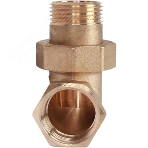 Соединение разъемное угловое 'американка' ВН, уплотнение под гайкой o-ring кольцо 1' - фото 2