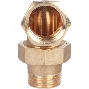 Соединение разъемное угловое 'американка' ВН, уплотнение под гайкой o-ring кольцо 1' - фото 5