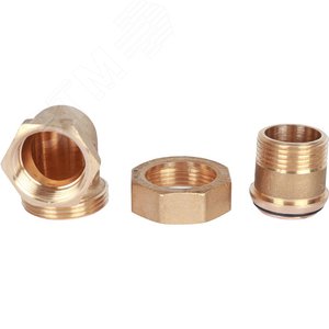 Соединение разъемное угловое 'американка' ВН, уплотнение под гайкой o-ring кольцо 1' - фото 8