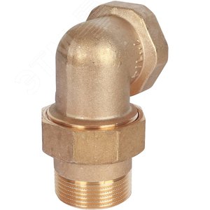 Соединение разъемное угловое 'американка' ВН, уплотнение под гайкой o-ring кольцо 1'1/4 - фото 6