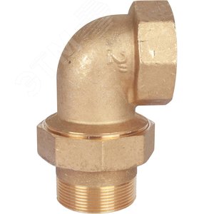 Соединение разъемное угловое 'американка' ВН, уплотнение под гайкой o-ring кольцо 2' - фото 4