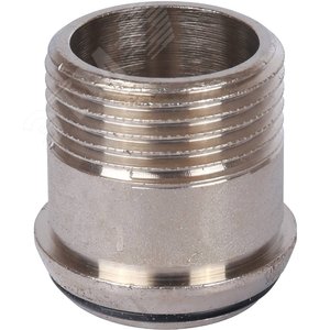 Соединение разъемное угловое 'американка' ВН, уплотнение под гайкой o-ring кольцо, никелированное 1' - фото 9