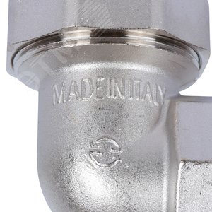 Соединение разъемное угловое 'американка' ВН, уплотнение под гайкой o-ring кольцо, никелированное 1'1/4 - фото 8