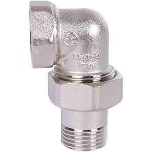 Сгон разъемный ВН 1/2' угловой (американка), никелированный - фото 2