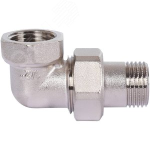 Сгон разъемный ВН 1/2' угловой (американка), никелированный - фото 8