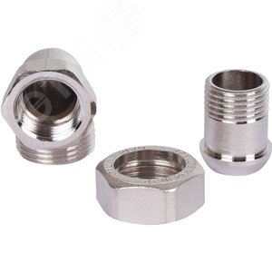 Сгон разъемный ВН 1/2' угловой (американка), никелированный - фото 9