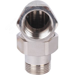 Сгон разъемный ВН 3/4' угловой (американка), никелированный - фото 2