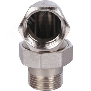 Сгон разъемный ВН 1' угловой (американка), никелированный - фото 6