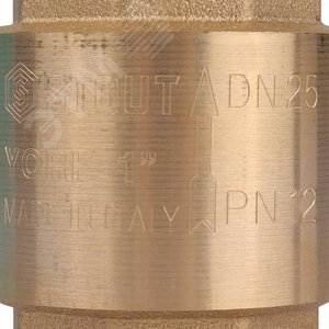 Клапан обратный пружинный муфтовый 1' с пластиковым седлом SVC-0012-000025 STOUT - 5
