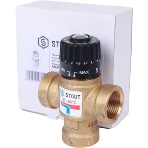 Клапан термостатический смесительный для систем отопления и ГВС 3/4' муфта SVM-0110-166020 STOUT - 7