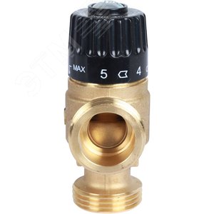 Клапан термостатический смесительный для систем отопления и ГВС 1' НР 30-65гр Kvs=1,8 SVM-0125-186525 STOUT - 5