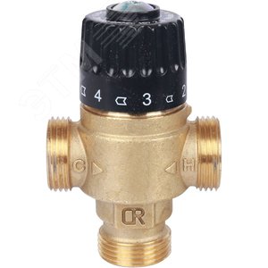 Клапан термостатический смесительный для систем отопления и ГВС 3/4' НР 30-65гр Kvs=2,3 SVM-0125-236520 STOUT - 5