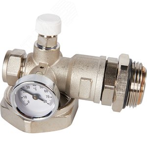 Узел насосно-смесительный с термостатическим клапаном и байпасом, без насоса - фото 9