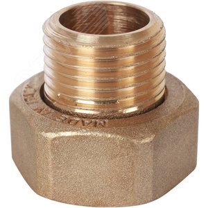 Штуцер с накидной гайкой под плоскую прокладку G 1/2M-G3/4RN - фото 5