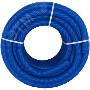 Труба гофрированная ПНД, цвет синий, наружным диаметром 40 мм для труб диаметром 32 мм SPG-0001 SPG-0001-504032 STOUT - 2