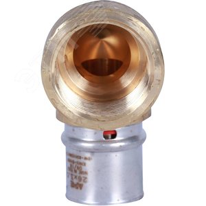 Угольник ВР 1'х26 переходной, для металлопластиковых труб прессовой - фото 5