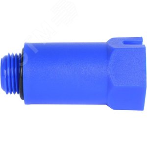 Пробка напорная Н 1/2' удлиненная пластиковая     синяя SFA-0035-100012 STOUT - 4