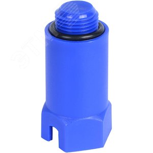 Пробка напорная Н 1/2' удлиненная пластиковая     синяя SFA-0035-100012 STOUT - 6