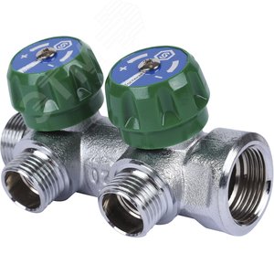 Изображение товара Коллектор распределительный 3/4'x2 выхода 1/2' (шт)