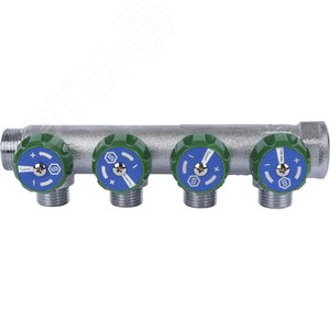 Коллектор распределительный 3/4'x4 выхода 1/2' - фото 4