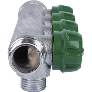 Коллектор распределительный 3/4'x4 выхода 1/2' - фото 5