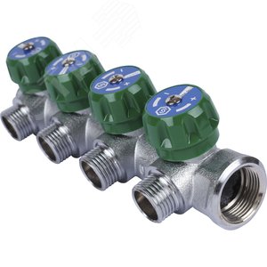 Коллектор распределительный 3/4'x4 выхода 1/2' - фото 8