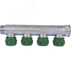 Коллектор распределительный 3/4'x4 выхода 1/2' - фото 9