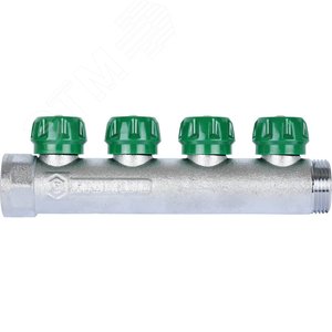 Коллектор распределительный 1'x4 выхода 1/2' - фото 5