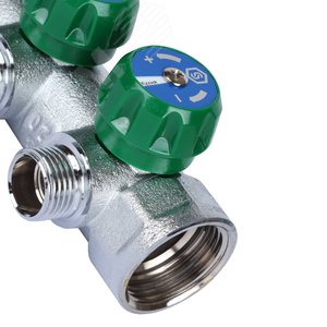 Коллектор распределительный 1'x4 выхода 1/2' - фото 7